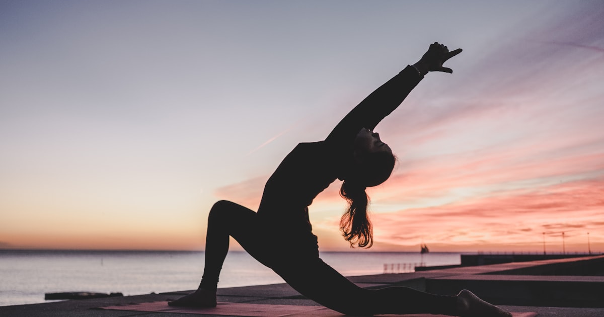 Person in a calm wellness setting